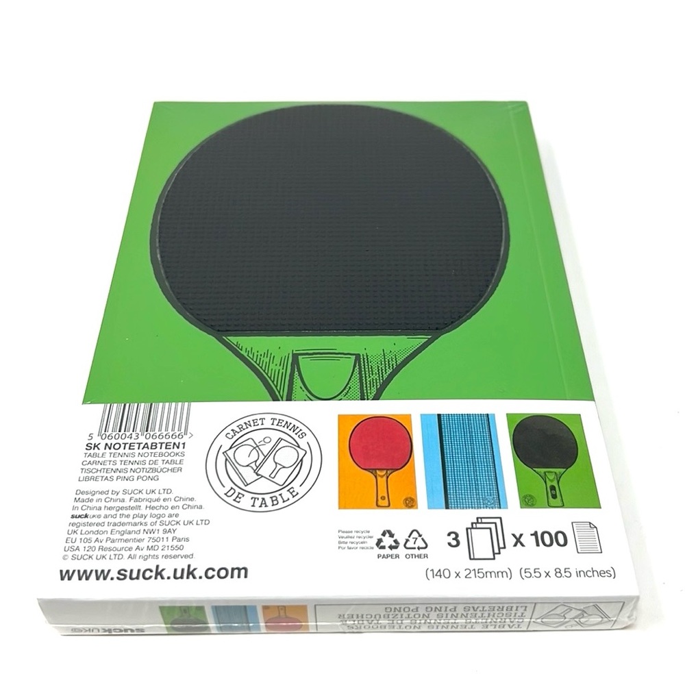Table Tennis Notebooks - Picture 3 of 7